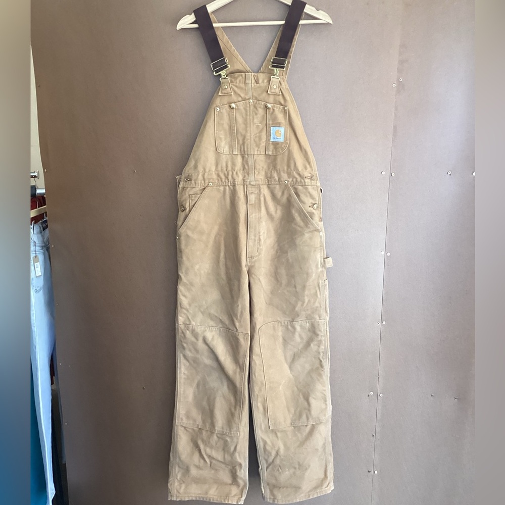 Vintage Carhartt Overalls 34 X 30 R01